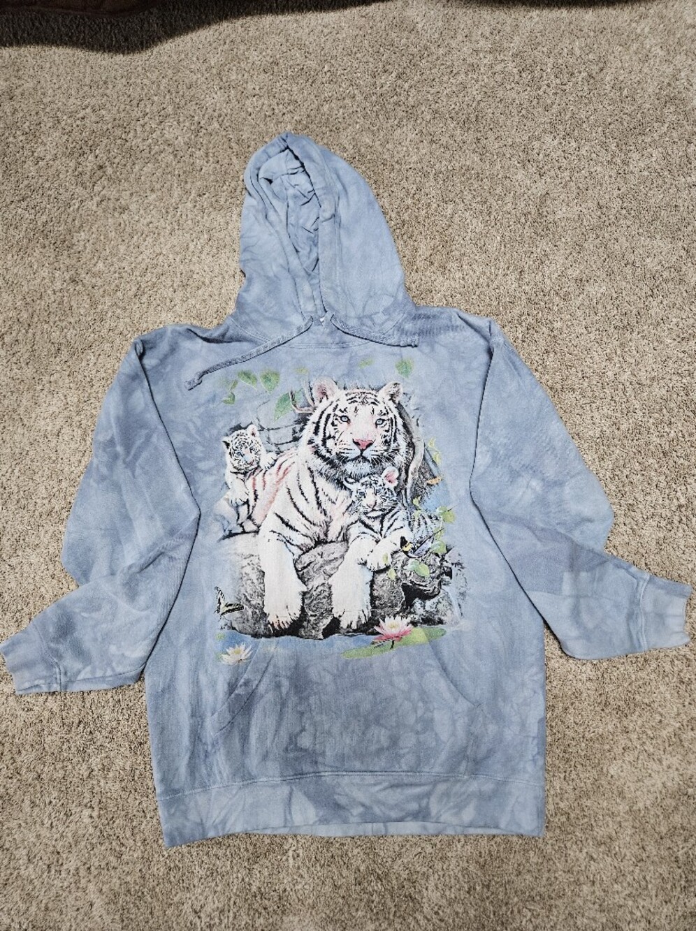 The Mountain Tiger Tie Dye Hoodie